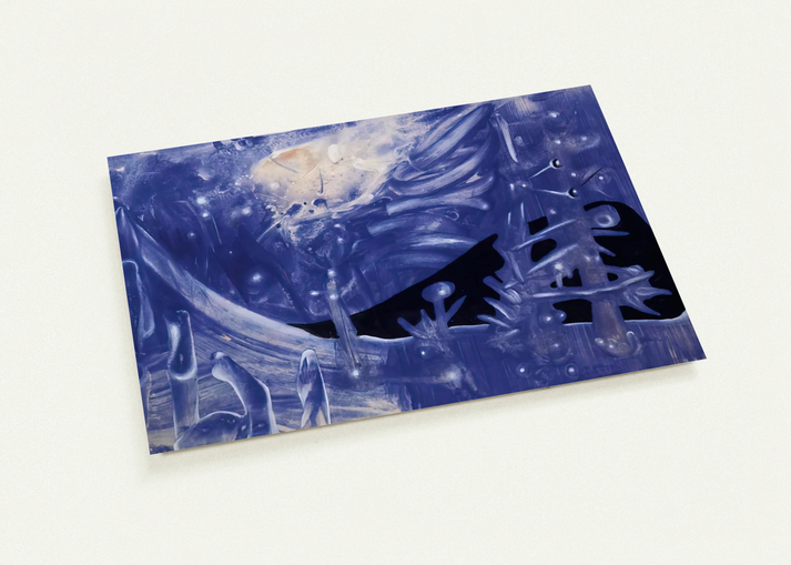 BLUE COMPOSITION 1937 By Roberto Matta Pack of 10 Post Cards | Roberto Matta Post Cards | A6 (10.5 x 14.8 cm) - 4.1 x 5.8 inches