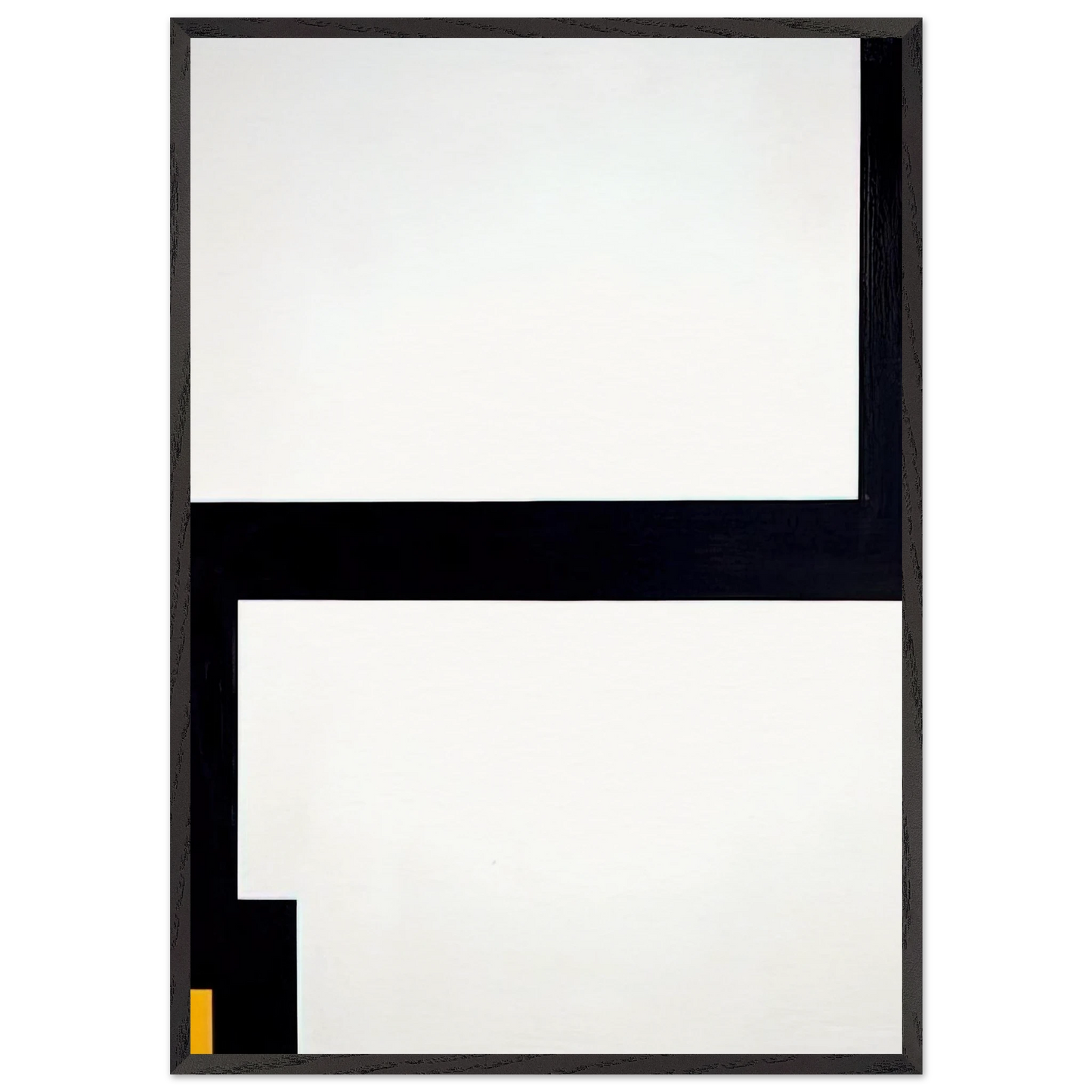 Thalocropolis - Al Held Framed Art Print – Black Wooden Frame - Default Title - -Framed Art Print