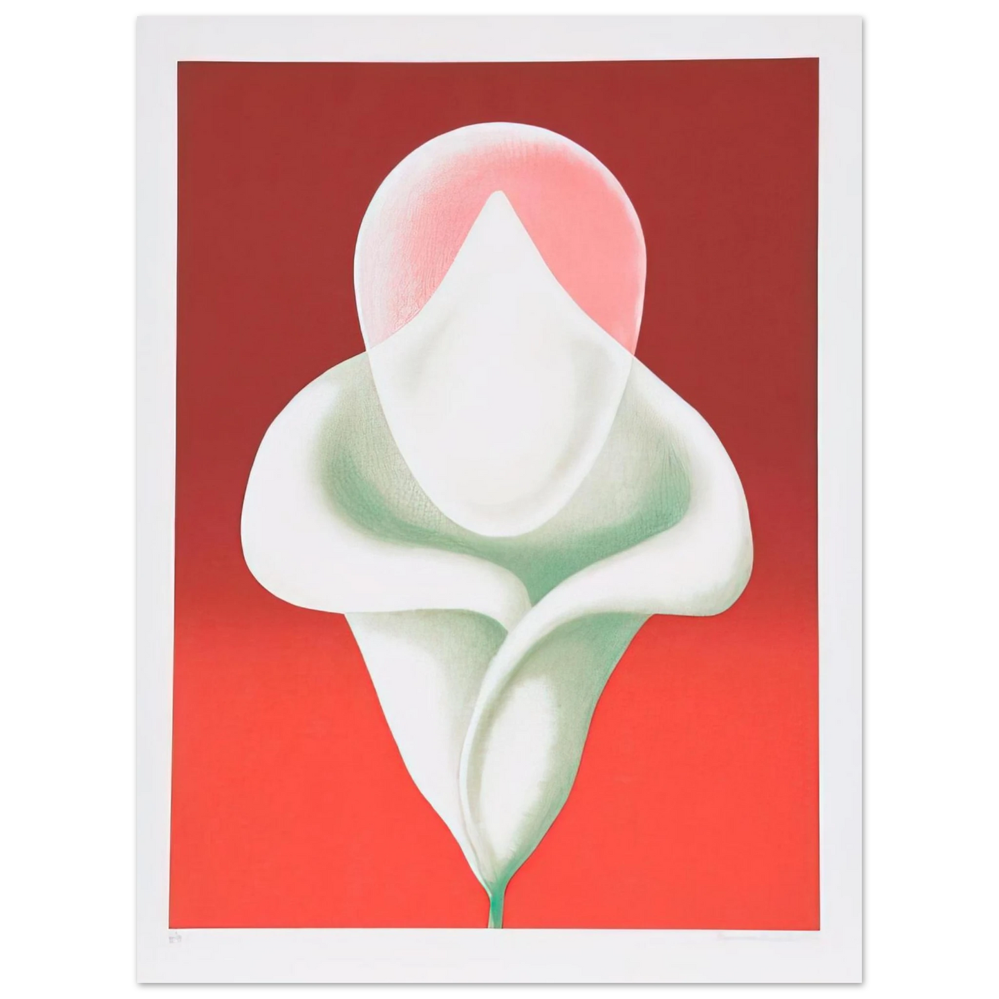Clarence Holbrook Carter - Abstract Tulip - 1979 Fine Art Poster - Default Title