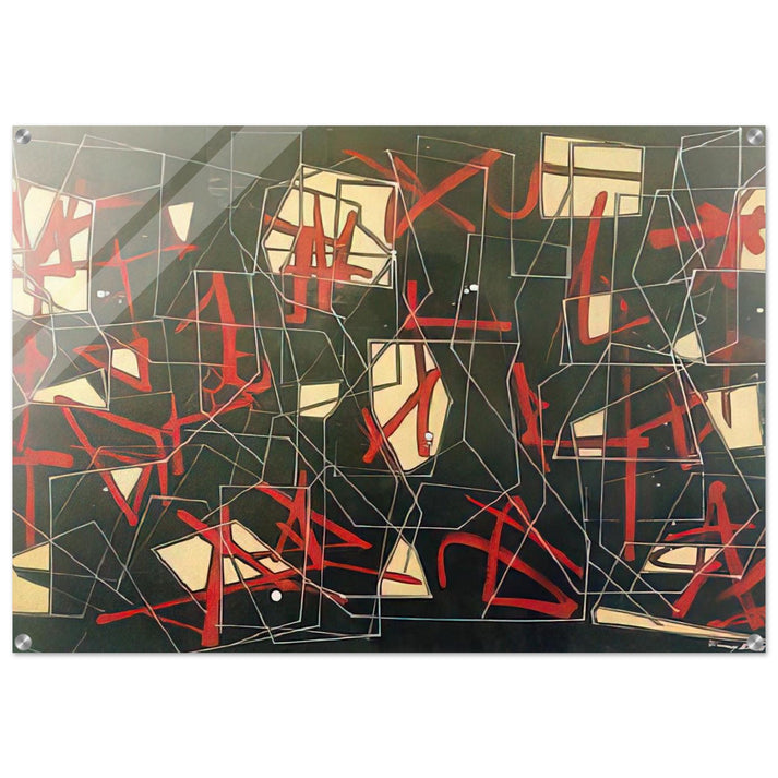 Synapse - 1950 - Jimmy Ernst Acrylic Print - 70x100 cm / 28x40″ inches | Jimmy Ernst Wall Art | Jimmy Ernst Prints