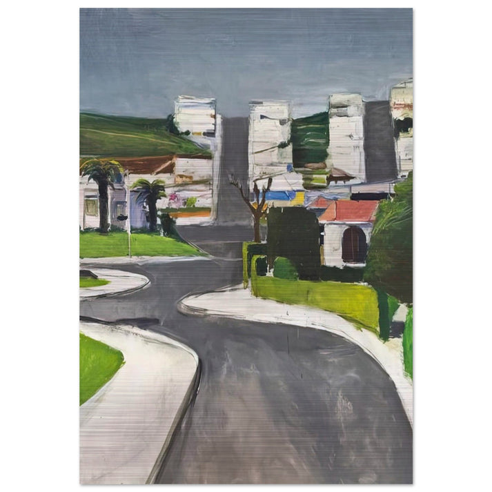 Ingleside - Richard Diebenkorn Brushed Aluminum Print - 70x100 cm / 28x40 inches | Richard Diebenkorn Aluminum Print | Richard Diebenkorn Prints