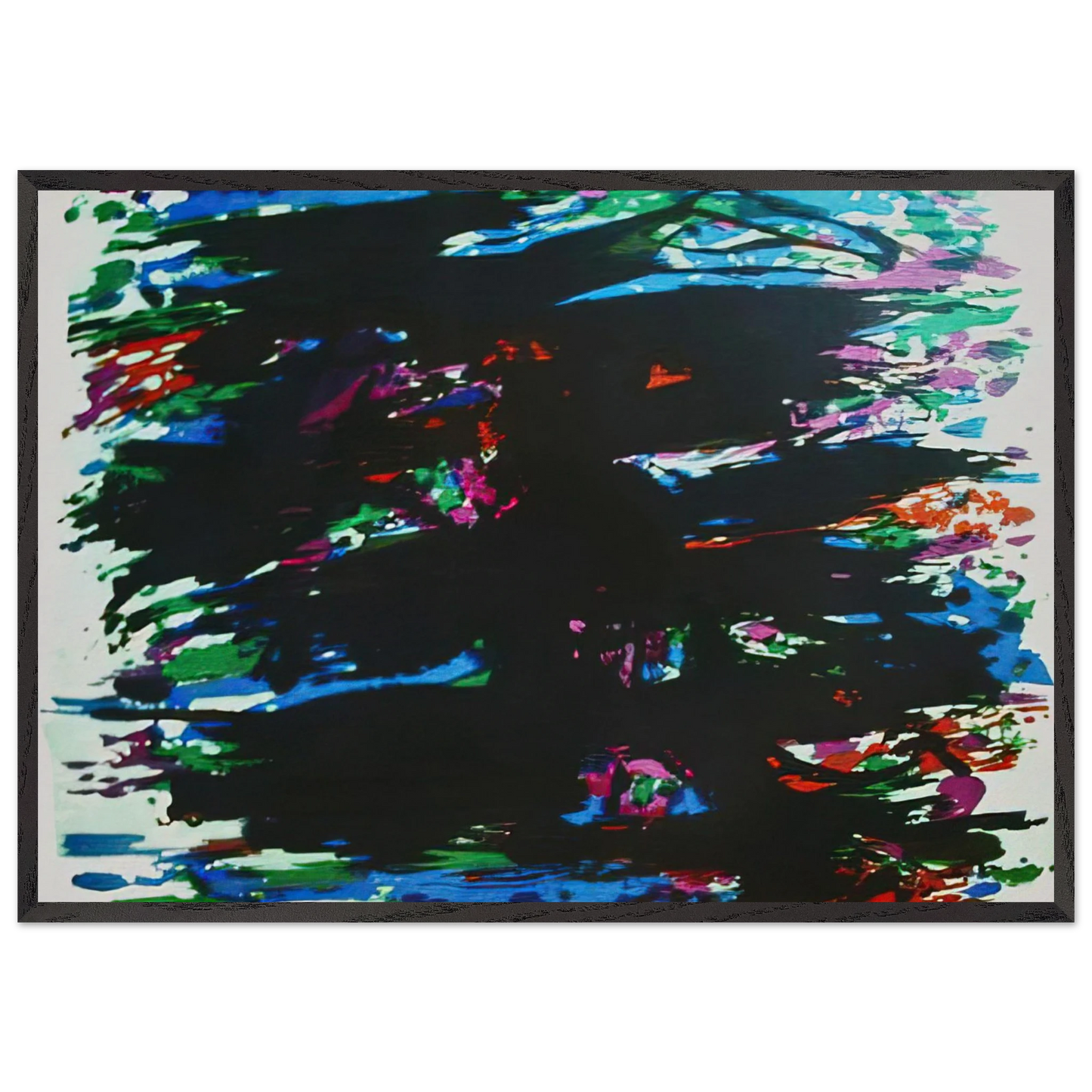 Les Jardin des oliviers - 1978 - Alfred Manessier Framed Art Print – Black Wooden Frame - Default Title - -Framed Art Print