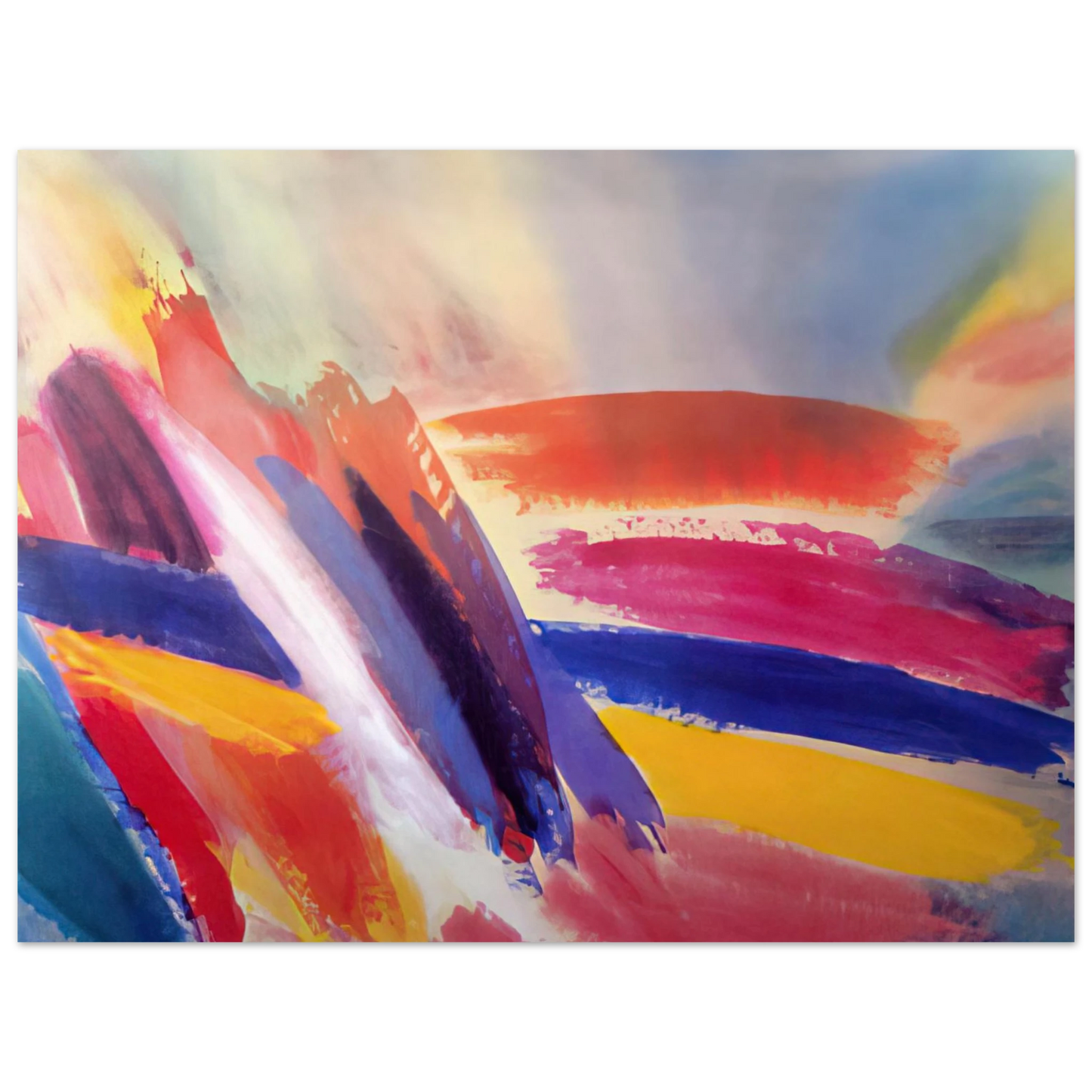 Ronnie Landfield - Spirit On High - 1995 Fine Art Poster - Default Title