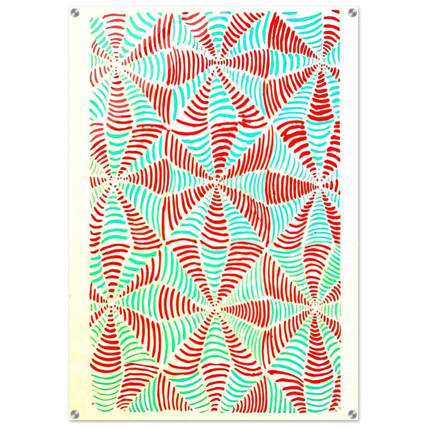 COMPOSITION 16 - Sonia Delaunay Acrylic Print - 70x100 cm / 28x40″ inches