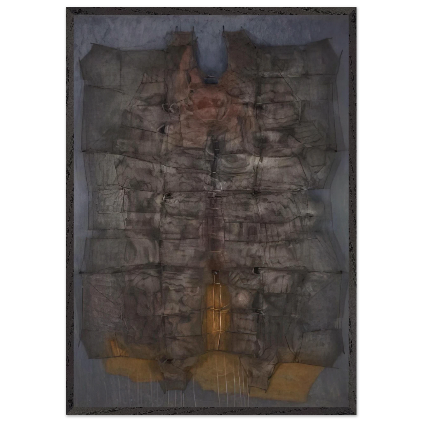 Espejo del Duende - 1963 - Manuel Rivera 70x100 cm / 28x40 inches Framed Art Print – Black Wooden Frame