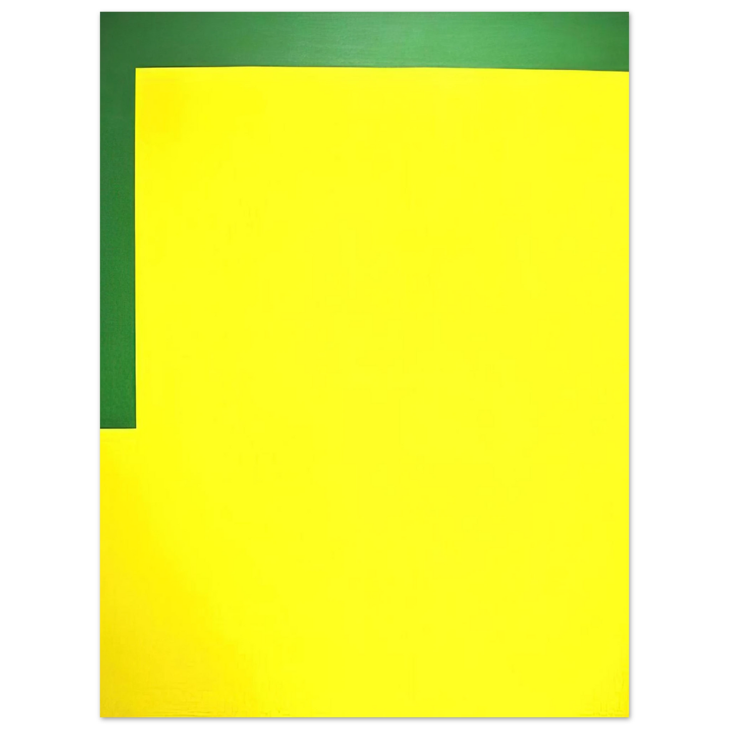 Carmen Herrera - More yellow, less green - 1989 Fine Art Poster - Default Title