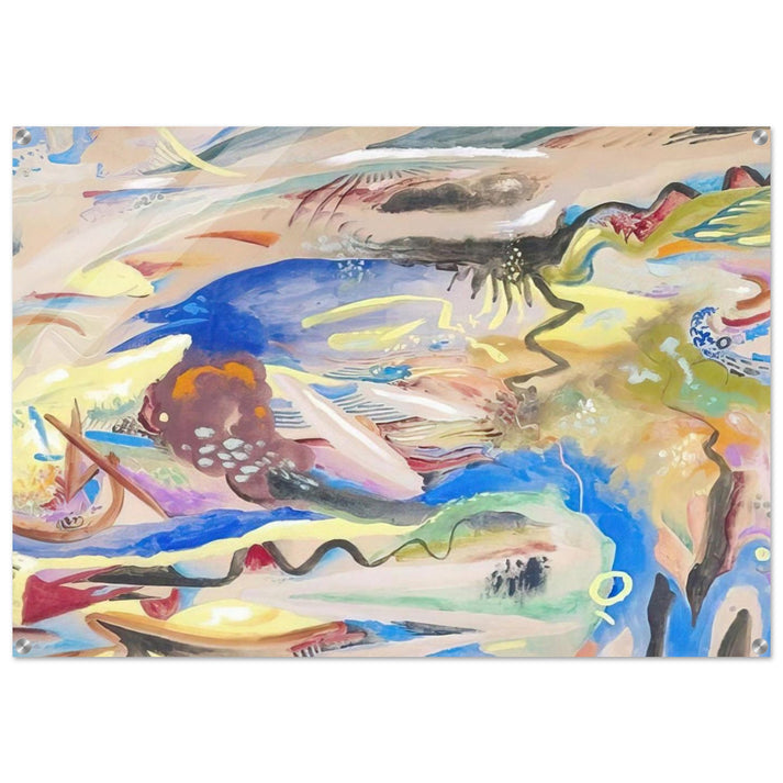 SINFONIE XIII 1913 - Rudolf Bauer Acrylic Print - 70x100 cm / 28x40″ inches