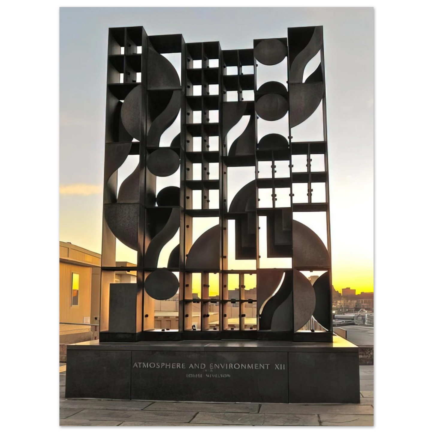 Louise Nevelson - ATMOSHERE AND ENVIRONMENT XII 1970 Fine Art Poster - Default Title