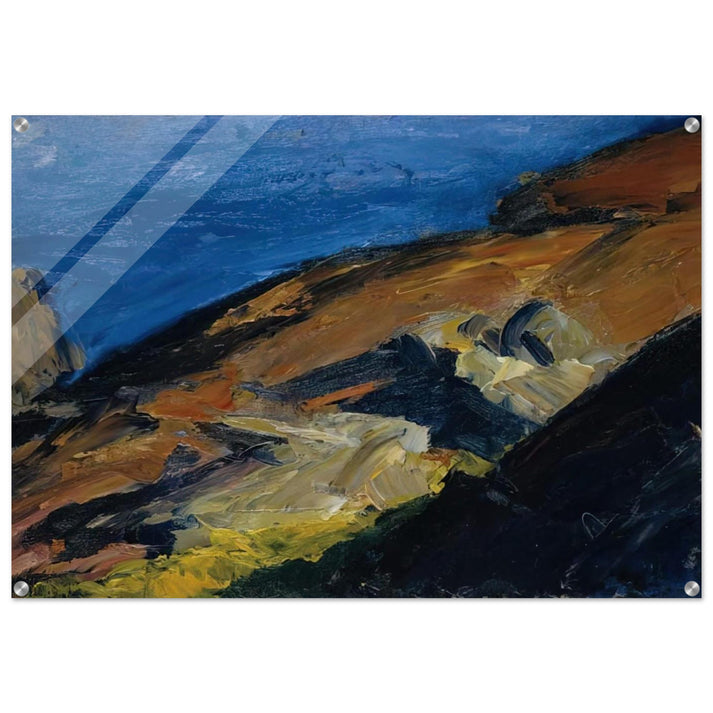 Rocks and Shore - Edward Hopper Acrylic Print - 70x100 cm / 28x40″ inches | Edward Hopper Wall Art | Edward Hopper Prints