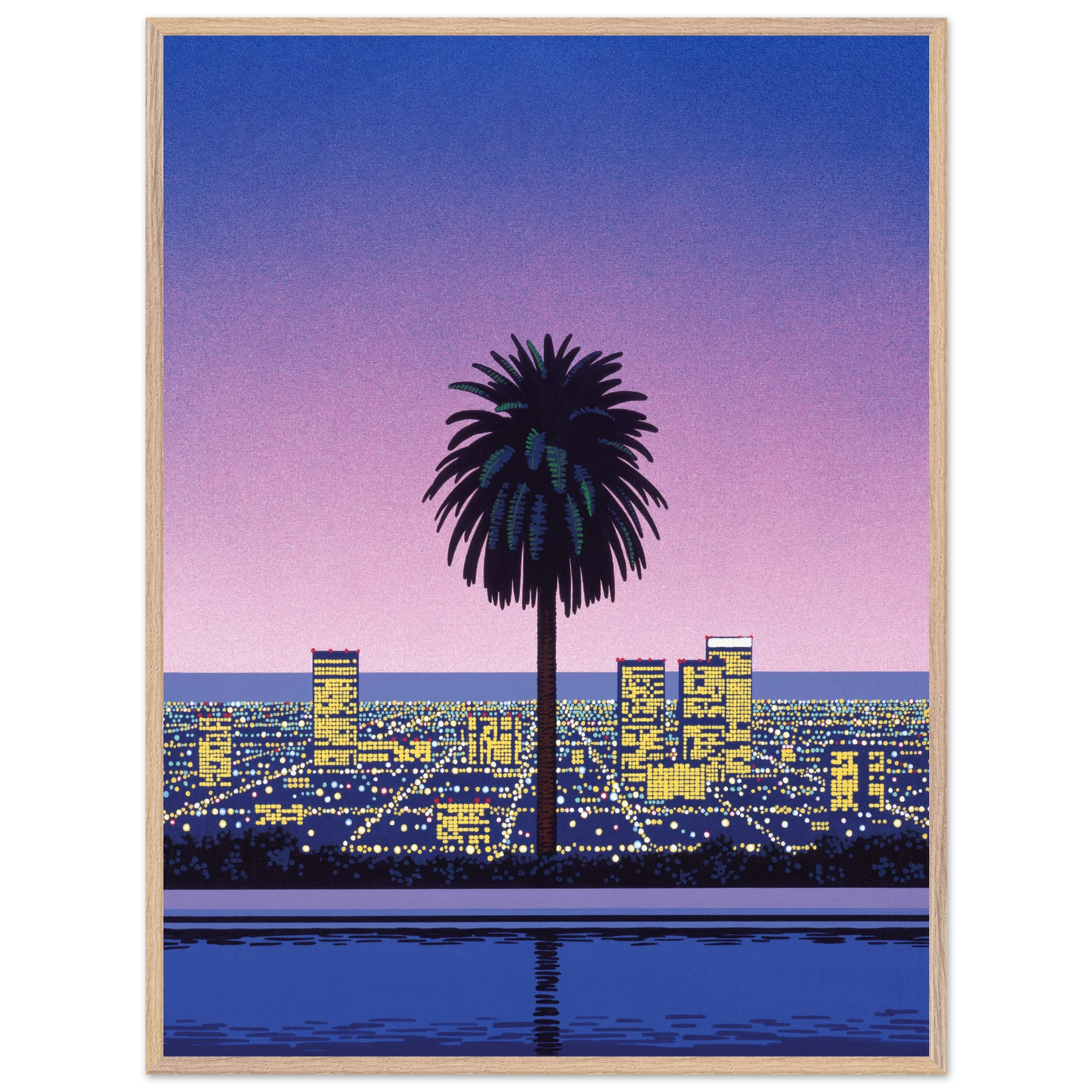 Hiroshi Nagai - Pacific Breeze 2 Wall Art - 60x80 cm / 24x32 inches - Fine Art Poster - -