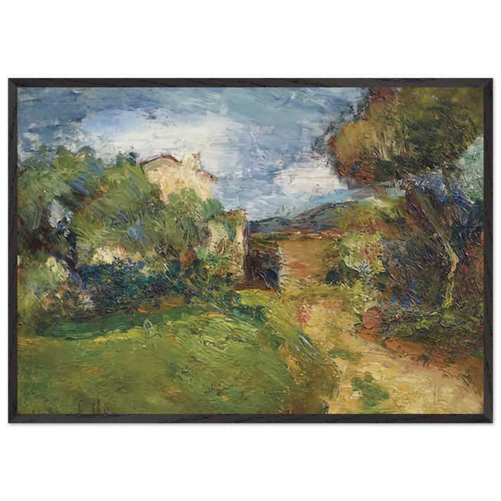 PETIT PAYSAGE CORSE 1898 - Henri Matisse 70x100 cm / 28x40 inches Framed Art Print – Black Wooden Frame
