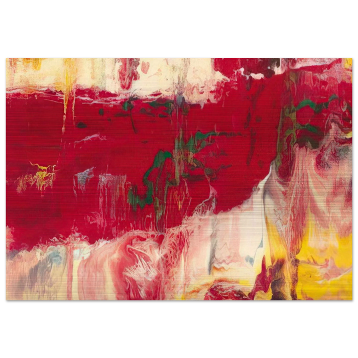 ICE - Gerhard Richter Brushed Aluminum Print - 70x100 cm / 28x40 inches | Gerhard Richter Aluminum Print | Gerhard Richter Prints