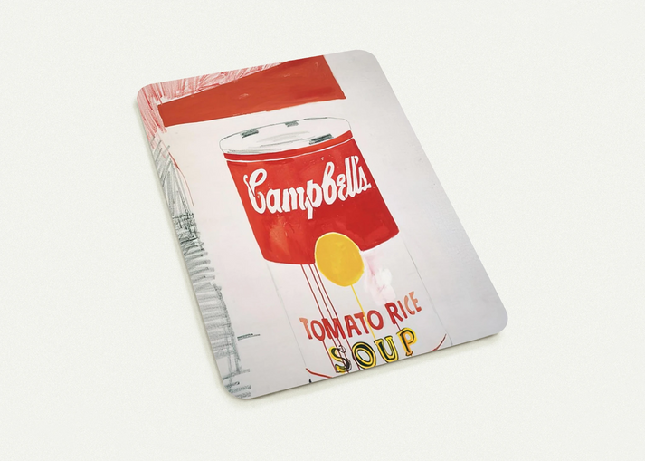 Campbell's Soup Can Tomato Rice By Andy Warhol Pack of 10 Post Cards | Andy Warhol Post Cards | A6 (10.5 x 14.8 cm) - 4.1 x 5.8 inches