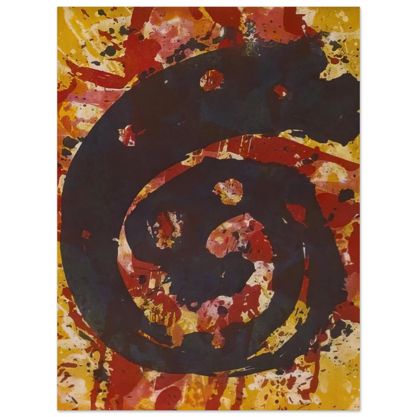 Sam Francis - Untitled L. I48; SFE-015 Fine Art Poster - Default Title