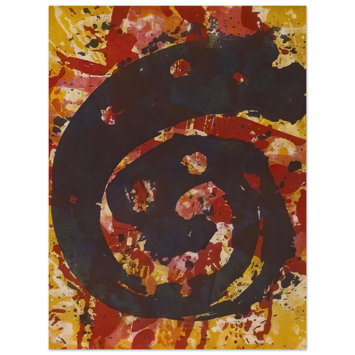 Sam Francis - Untitled L. I48; SFE-015 75x100 cm / 30x40inches Fine Art Poster