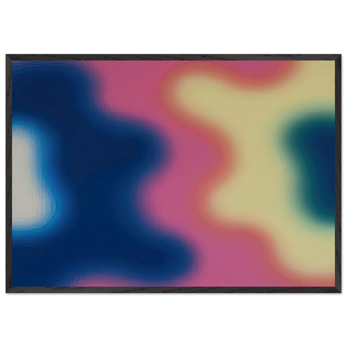 M-14 - 1970 - Wojciech Fangor 70x100 cm / 28x40 inches Framed Art Print – Black Wooden Frame