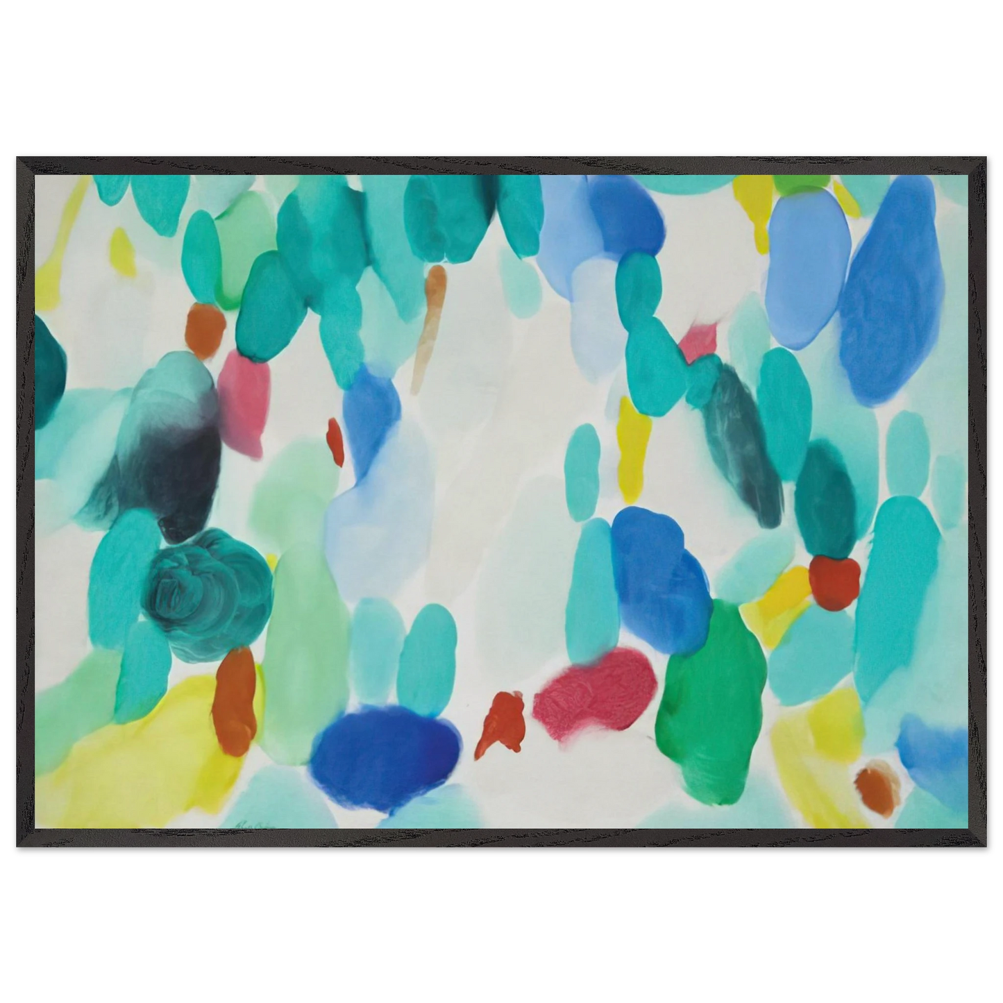 Pipers Near - Alice Baber Framed Art Print – Black Wooden Frame - Default Title - -Framed Art Print