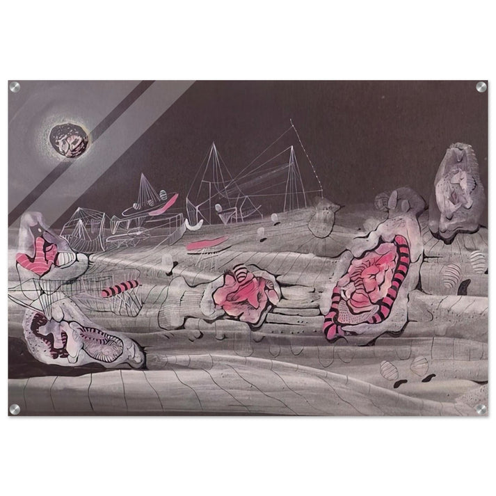 DARK LIGHT 1940 - Roberto Matta Acrylic Print - 70x100 cm / 28x40″ inches