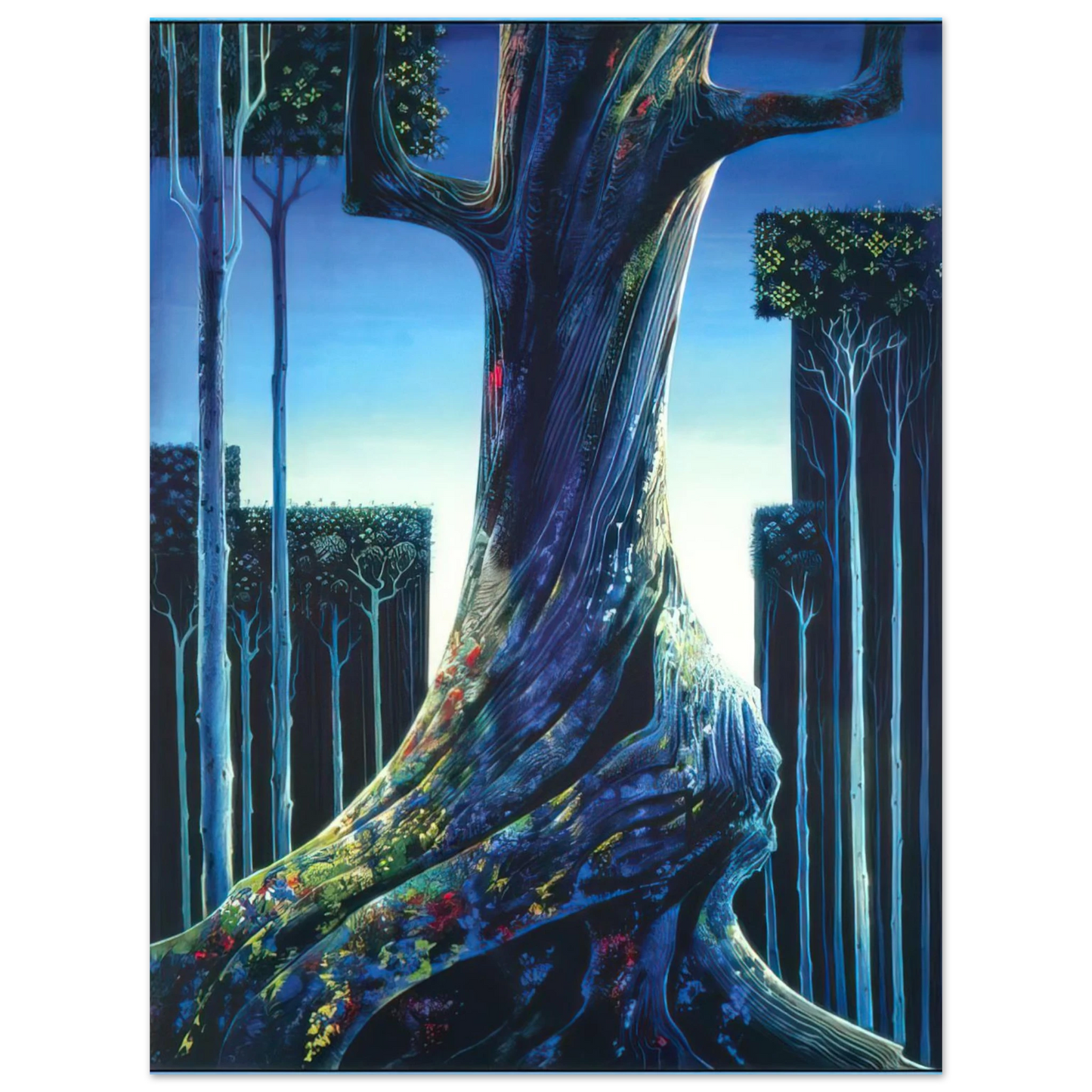 Eyvind Earle - Medieval Forest Fine Art Poster - Default Title