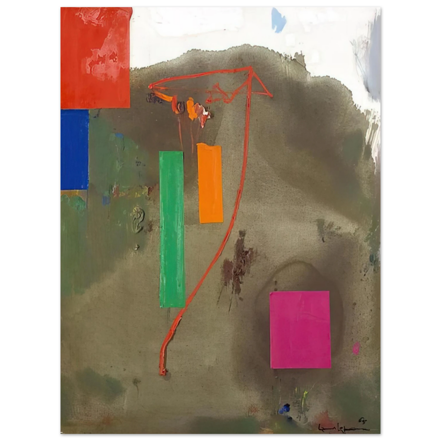 Hans Hofmann - Lonely Journey Fine Art Poster - Default Title