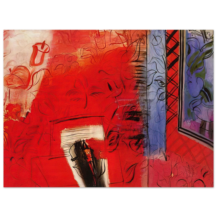Raoul Dufy - STILL LIFE WITH VIOLIN HOMMAGE TO BACH 1952 75x100 cm / 30x40inches Fine Art Poster