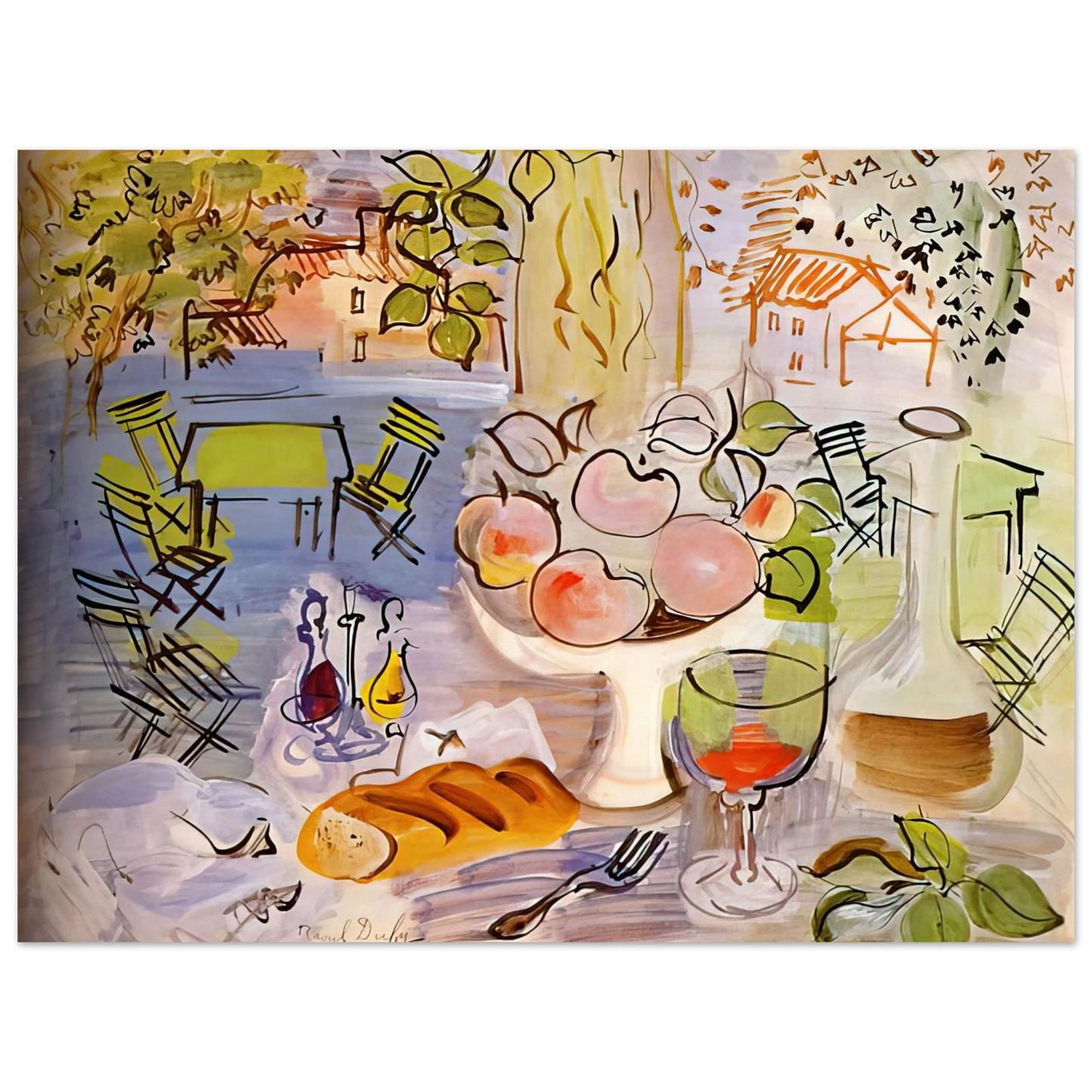 Raoul Dufy - STILL LIFE 1928 Fine Art Poster - Default Title