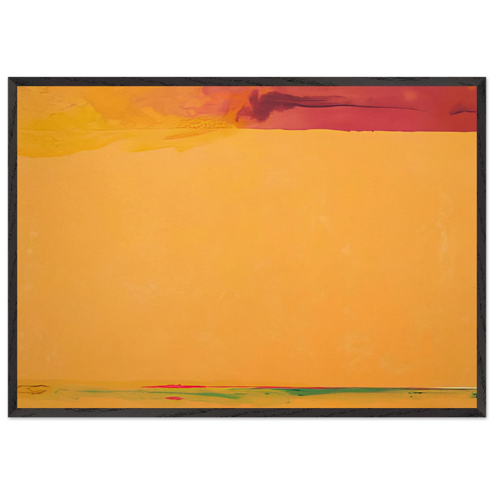 Southern Exposure - 2005 - Helen Frankenthaler 70x100 cm / 28x40 inches Framed Art Print – Black Wooden Frame