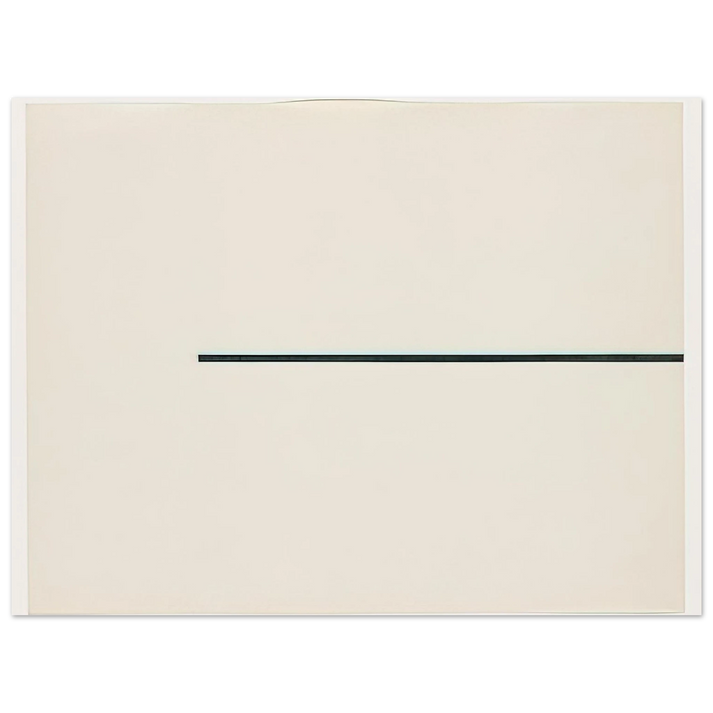 Ellsworth Kelly - Horizontal Line 75x100 cm / 30x40inches Fine Art Poster