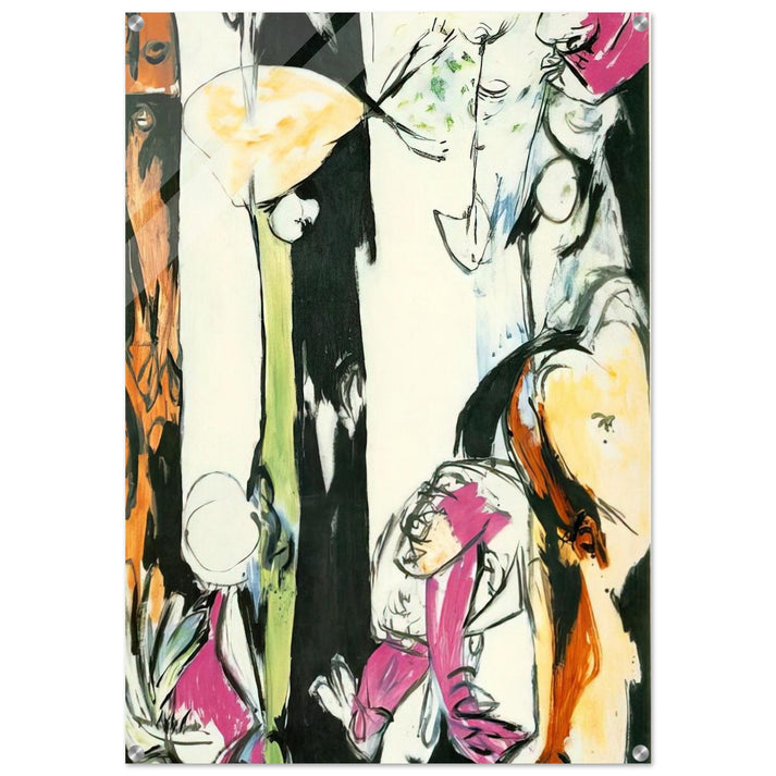 EASTER AND THE TOTEM - Jackson Pollock Acrylic Print - 70x100 cm / 28x40″ inches