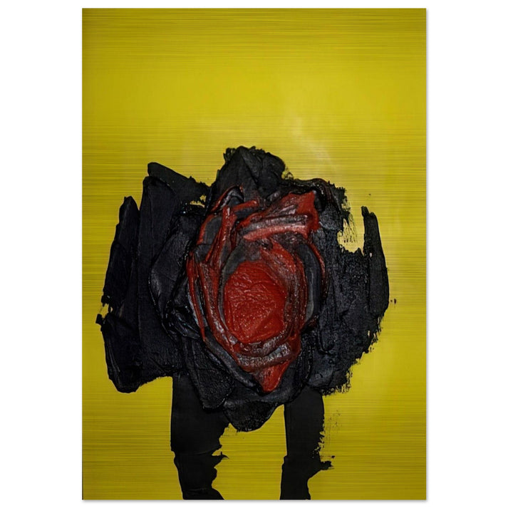 UNTITLED 1963 - Luis Feito Brushed Aluminum Print - 70x100 cm / 28x40 inches | Luis Feito Aluminum Print | Luis Feito Prints