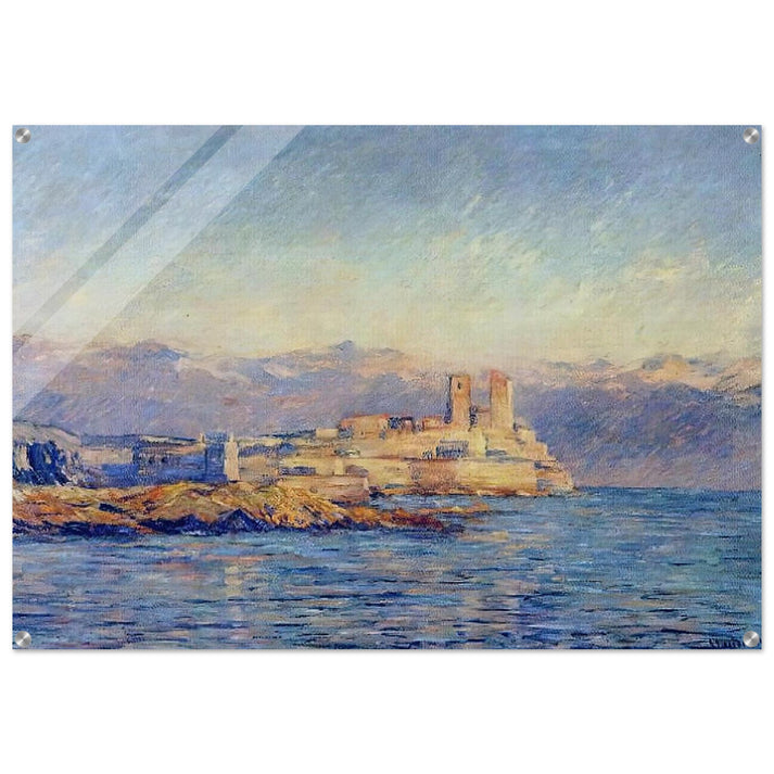 The Castle in Antibes - claude monet Acrylic Print - 70x100 cm / 28x40″ inches