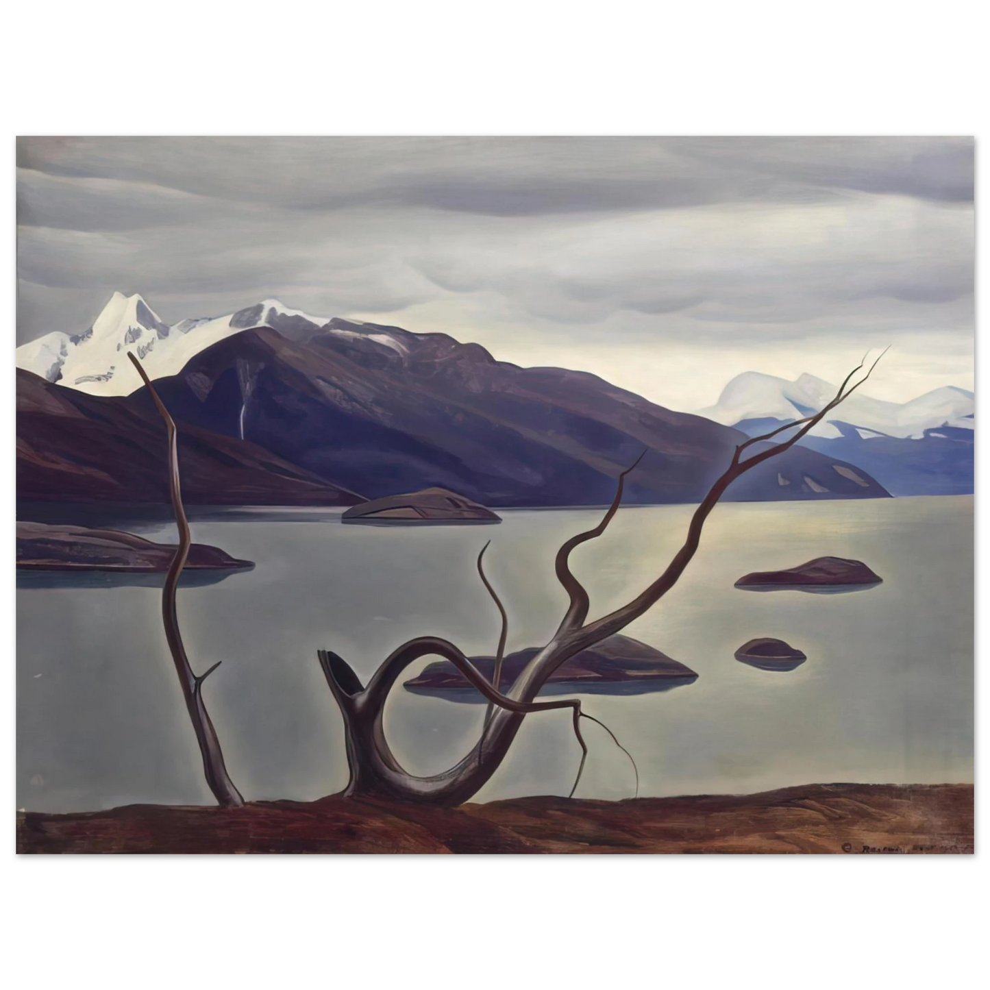 Rockwell Kent - Admiralty Sound, Tierra Del Fuego Fine Art Poster - Default Title
