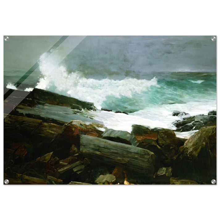 WEATHERBEATEN 1894 - Winslow Homer Acrylic Print - 70x100 cm / 28x40″ inches