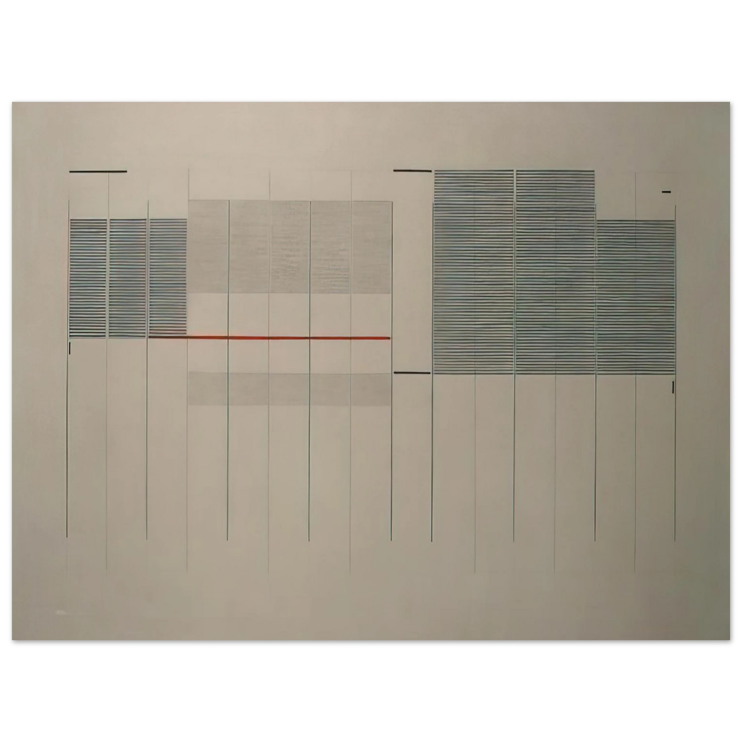 Bice Lazzari - Acrilico no. 13 - 1976 Fine Art Poster - Default Title