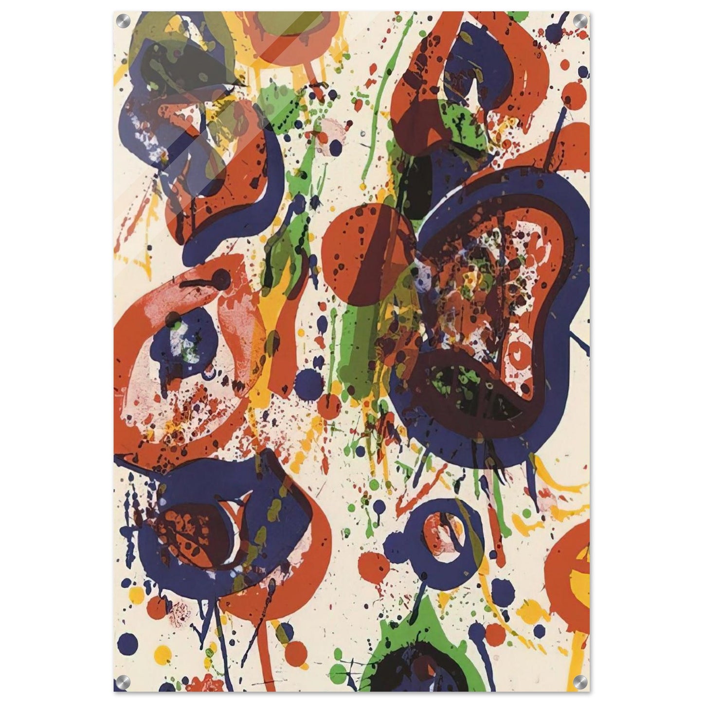 Untitled from Pasadena Box Lembark L59 - Sam Francis Acrylic Print - 70x100 cm / 28x40″ inches