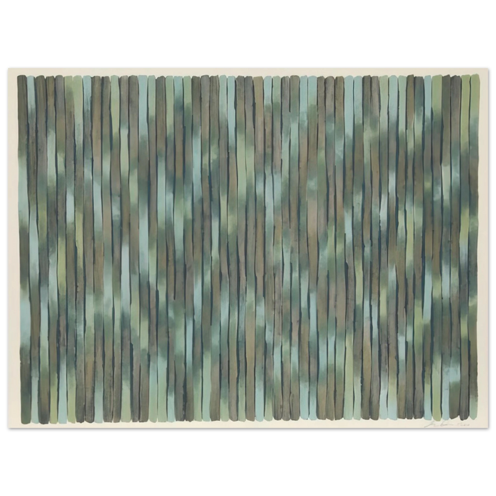 Gene Davis - Ferris Wheel - 1980 75x100 cm / 30x40inches Fine Art Poster