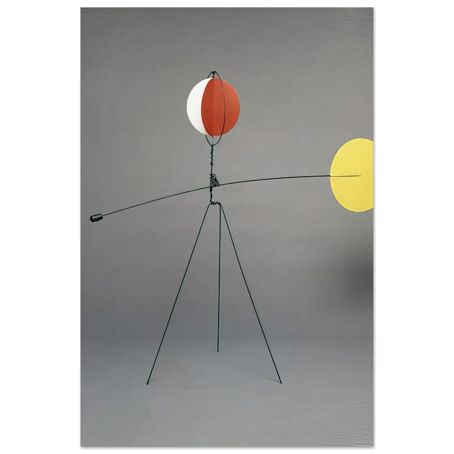 Alexander Calder - RED AND YELLOW VANE 1934 Fine Art Poster - 40x60 cm / 16x24 inches