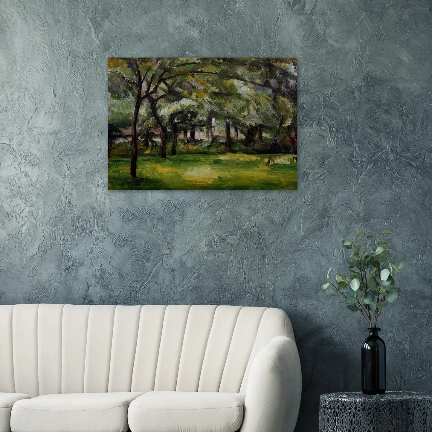 Farm in Normandy. Summer - Paul Cézanne Brushed Aluminum Print - 70x100 cm / 28x40 inches | Paul Cézanne Aluminum Print | Paul Cézanne Prints