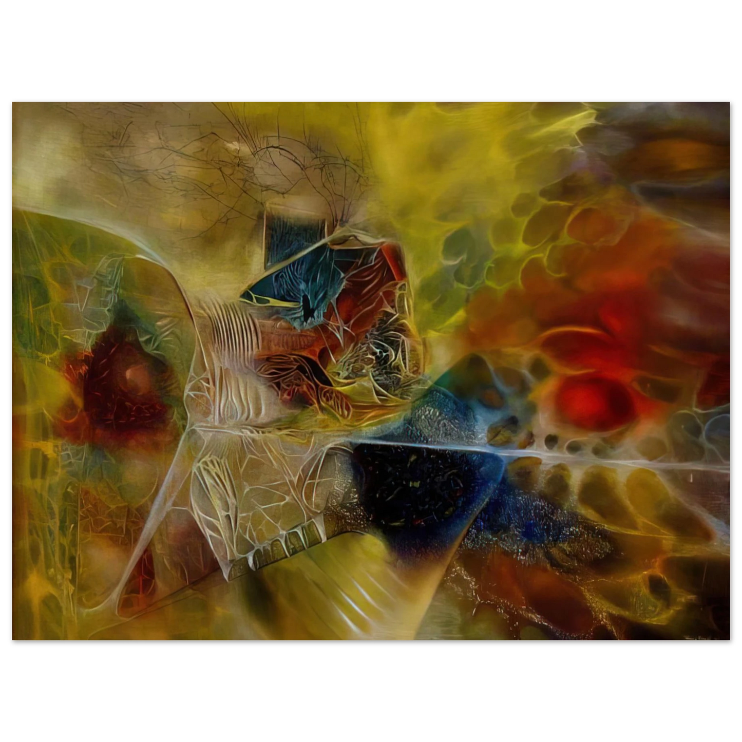 Jimmy Ernst - Biological Discovery - 1944 Fine Art Poster - Default Title