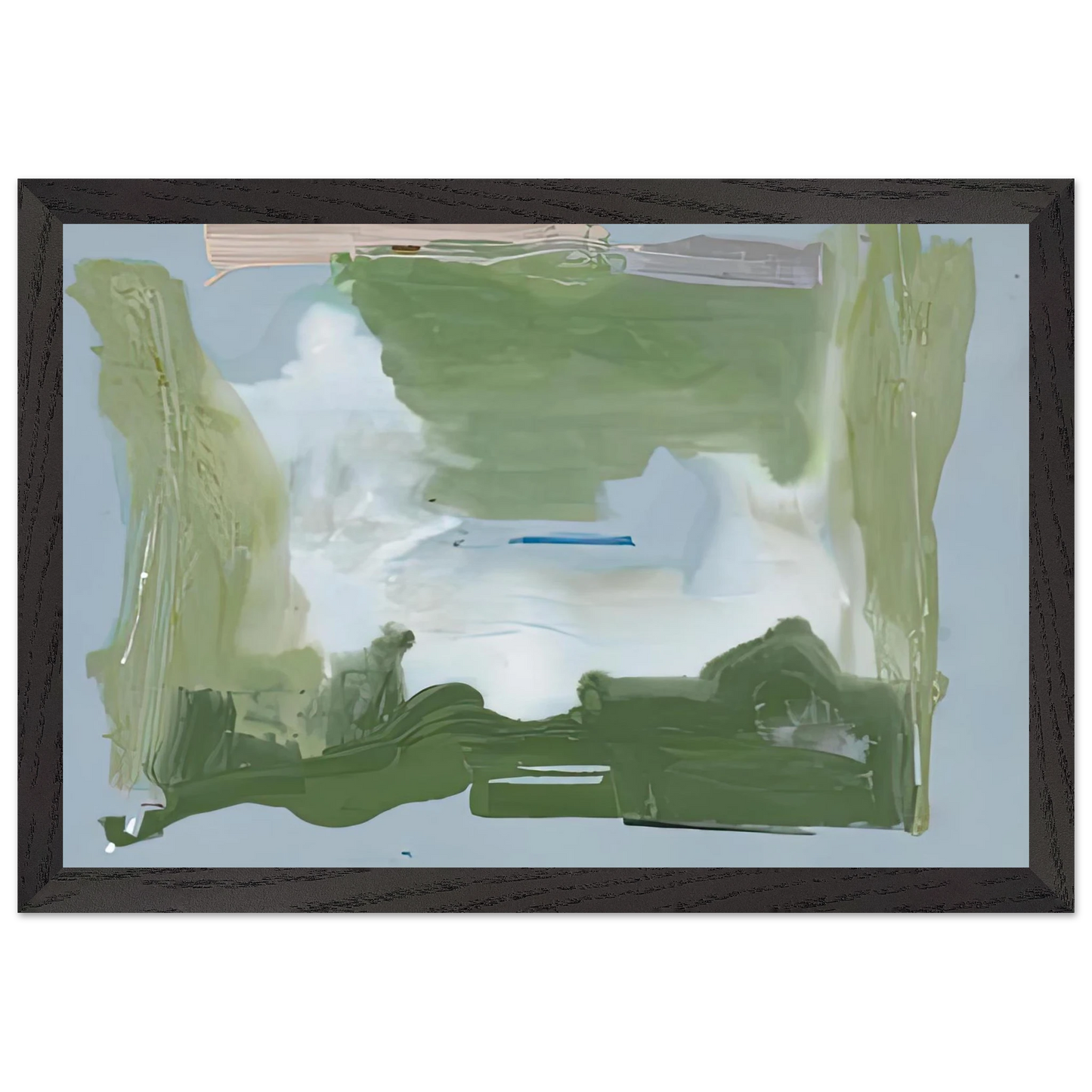 Helen Frankenthaler - Lush Spring, 1975- Wall Art - 60x80 cm / 24x32 inches - Fine Art Poster - -