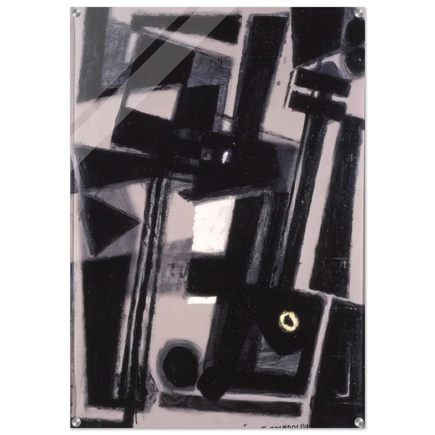 COMPOSITION - Enrico Prampolini Acrylic Print - 70x100 cm / 28x40″ inches