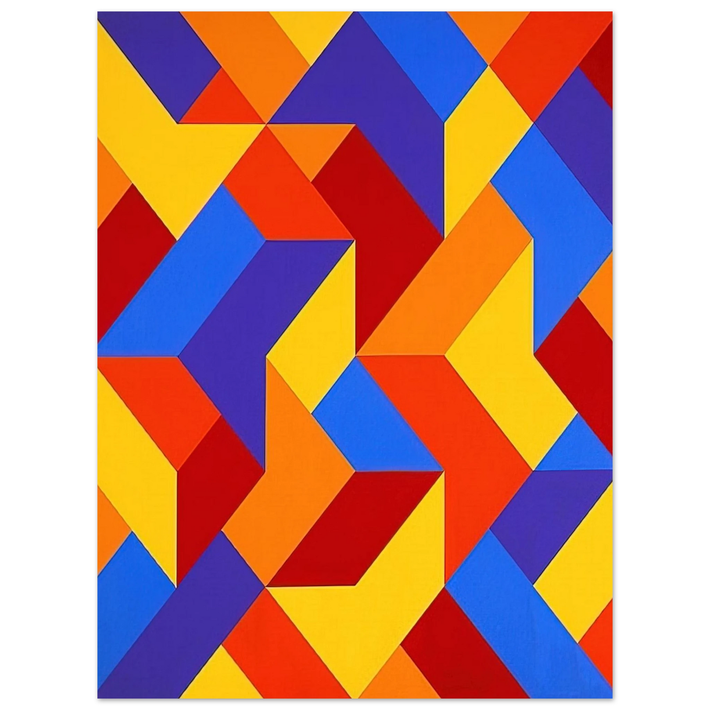 Karl Benjamin - #3 - 1969 Fine Art Poster - Default Title