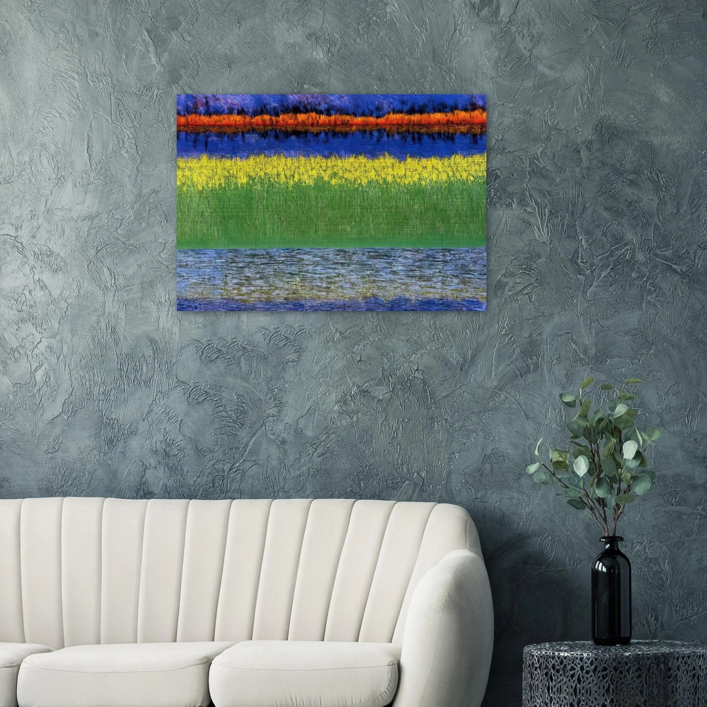 Sea of Grass - 1982 - Jimmy Ernst Brushed Aluminum Print - 70x100 cm / 28x40 inches | Jimmy Ernst Aluminum Print | Jimmy Ernst Prints