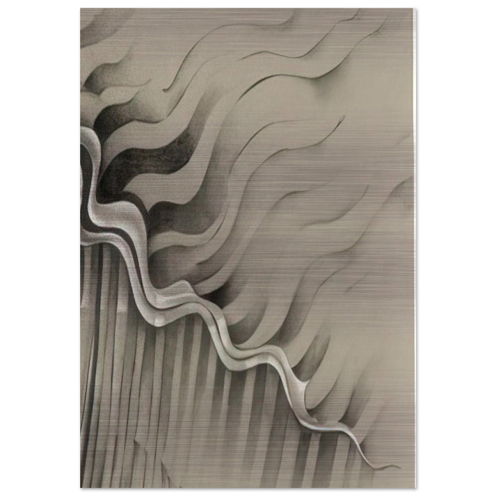 UNTITLED 1985 - Lee Bontecou Brushed Aluminum Print - 70x100 cm / 28x40 inches | Lee Bontecou Aluminum Print | Lee Bontecou Prints