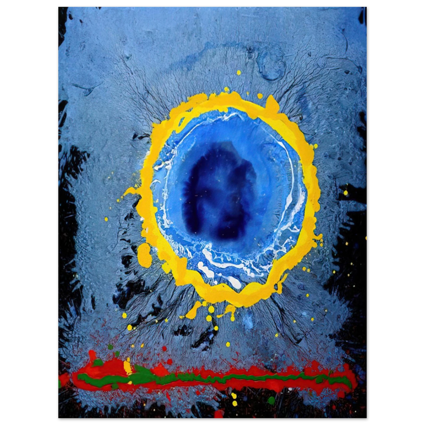 John Hoyland - Moon's Milk - 2009 Fine Art Poster - Default Title