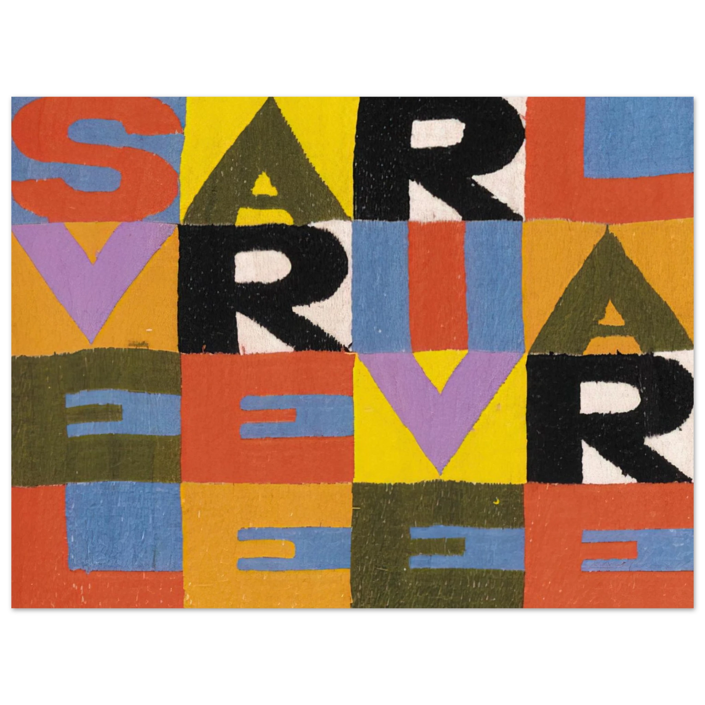 Alighiero Boetti - SVELARE E RIVELARE Fine Art Poster - Default Title