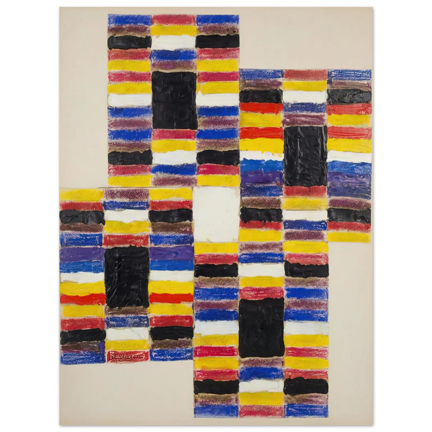 Alfred Jensen - Ascending I - 1958 Fine Art Poster - Default Title