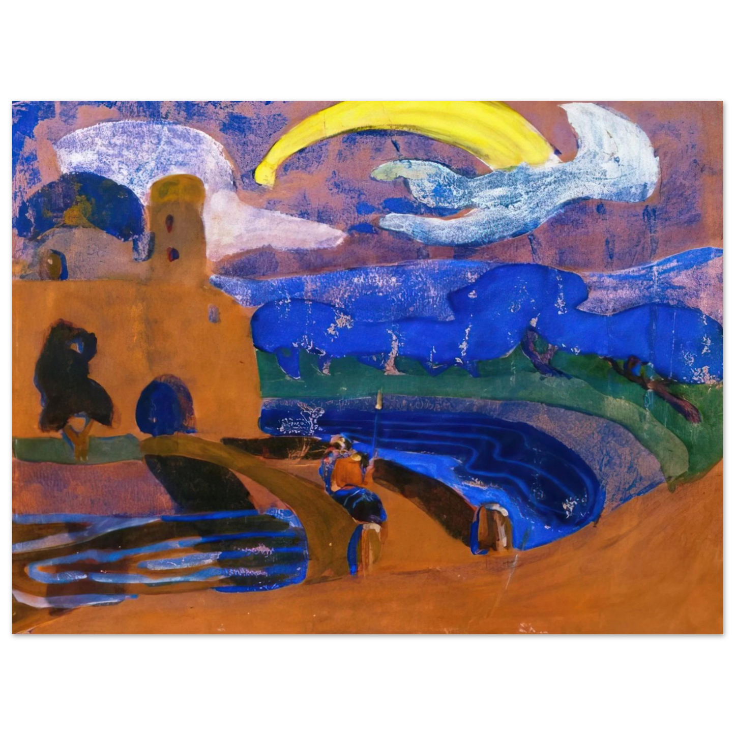 Wassily Kandinsky - COMET 1900 Fine Art Poster - Default Title