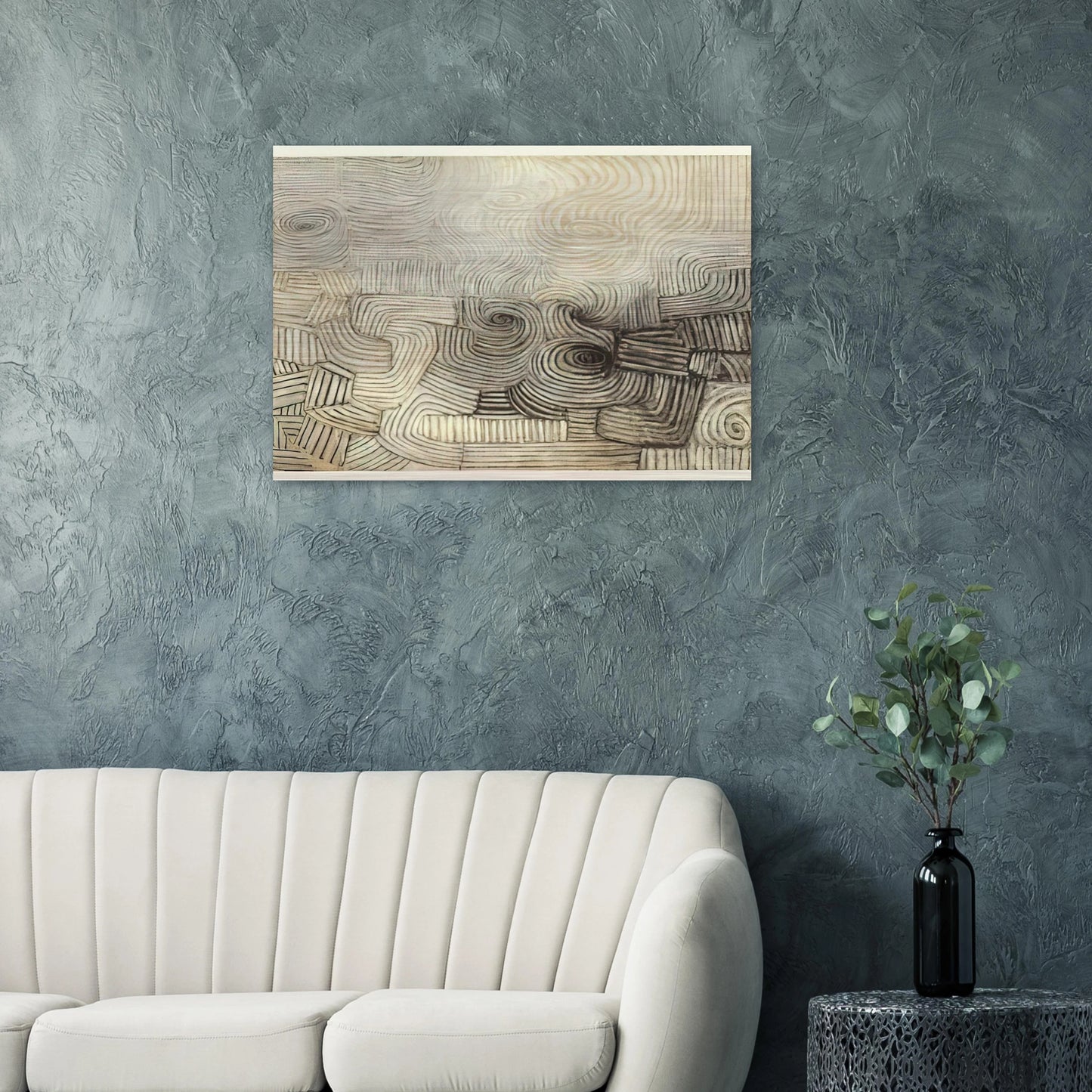 THE SNOWSTORM 1950 - Victor Pasmore Brushed Aluminum Print - 70x100 cm / 28x40 inches | Victor Pasmore Aluminum Print | Victor Pasmore Prints