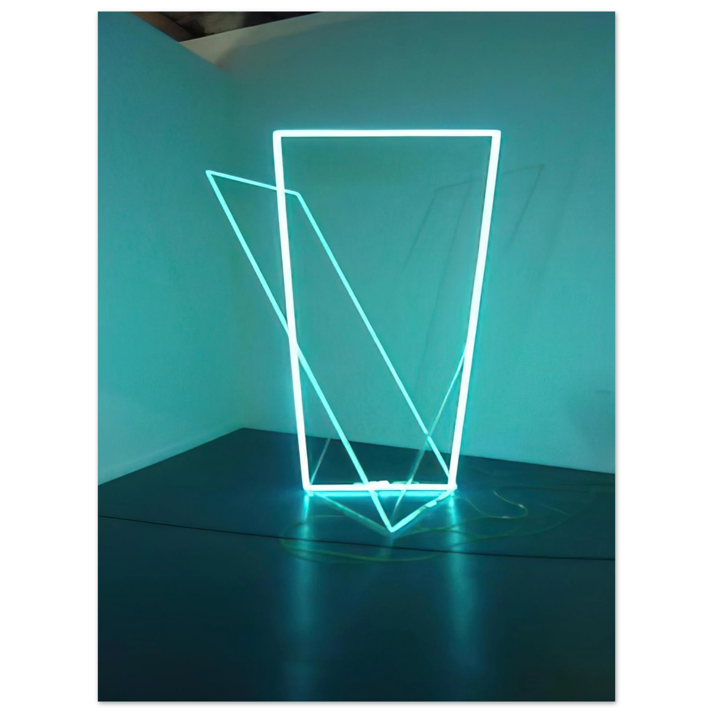 Francois Morellet - Néon dans l’espace - 1963 Fine Art Poster - Default Title